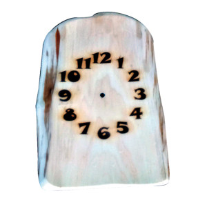 CLOCK ρολόι ξύλο μασίφ ΑΚΑΝΟΝΙΣΤΗ ΔΙΑΣΤΑΣΗ